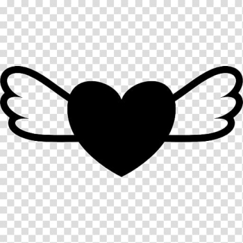 Shape Pulse Heart Encapsulated PostScript Symbol, heart wing transparent background PNG clipart