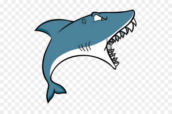 Shark attack Clip art - Vector cartoon shark 