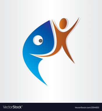 Shark attack vector image Shark attack vector image