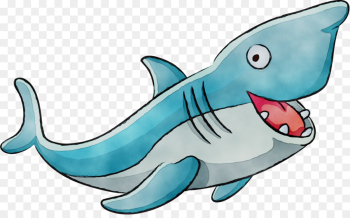 Shark, Drawing, Cartoon, Fish PNG