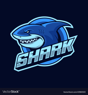 shark mascot logo