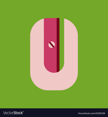 Sharpener red vector image Sharpener red vector image
