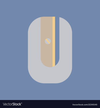 Sharpener red vector image Sharpener red vector image
