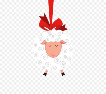Sheep Eid al-Adha Eid al-Fitr - cartoon sheep bow Sheep Eid al-Adha Eid al-Fitr - cartoon sheep bow