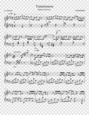 Sheet Music Jazz piano Skinny Love Autumn Leaves, sheet music transparent background PNG clipart