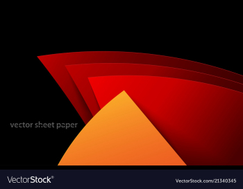 Sheet paper vector image
