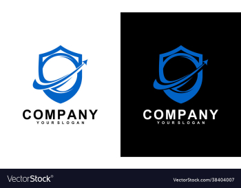 shield ball and arrow logo template design