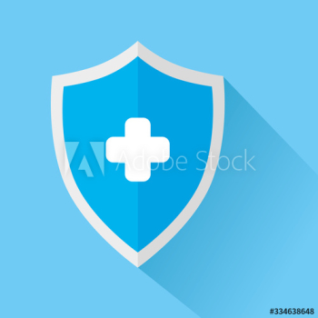 shield with cross in blue background design shield with cross in blue background design
