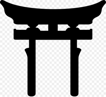 Shinto shrine Religious symbol Vector graphics - Shinto shrine Religious symbol Vector graphics -