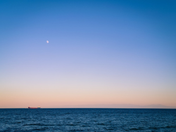 Ship Vessel in Sea during Golden Hour Ship Vessel in Sea during Golden Hour