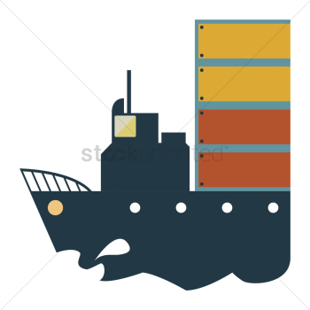 Ship with cargo Ship with cargo