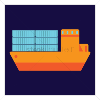 Ship with containers Ship with containers