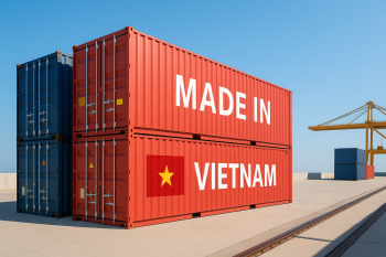 Shipping Containers with 'Made in Vietnam' Branding Shipping Containers with 'Made in Vietnam' Branding
