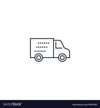 shipping van creative icon from delivery icons