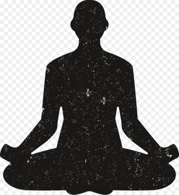 Shiva Guided meditation Ru0101ja yoga Mindfulness - Meditating silhouette 