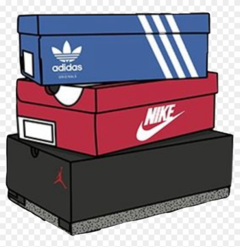 Shoe Shoes Shoeboxes Nike Adidas Jordans Boxes Box - Cartoon Nike Shoe Box Shoe Shoes Shoeboxes Nike Adidas Jordans Boxes Box - Cartoon Nike Shoe Box