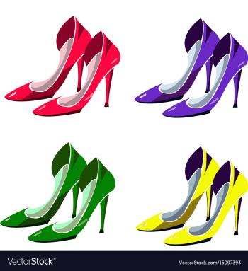 Shoes vector image Shoes vector image