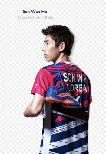Shon Wan-ho Korea national badminton team 2017 BWF World Championships – Men's singles Jersey Cheerleading Uniforms - victor 