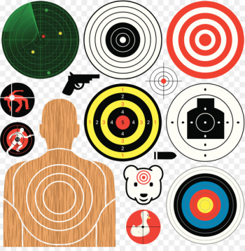 Shooting target Target Corporation Illustration - Pistol target 