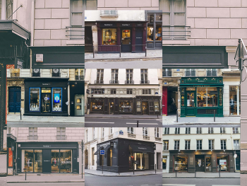 Shop Facade Logo Mockup