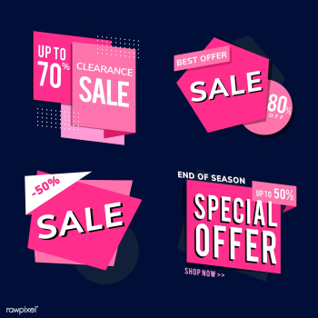 Shop sale promotion advertisements vector set | Free stock vector - 538272 Shop sale promotion advertisements vector set | Free stock vector - 538272