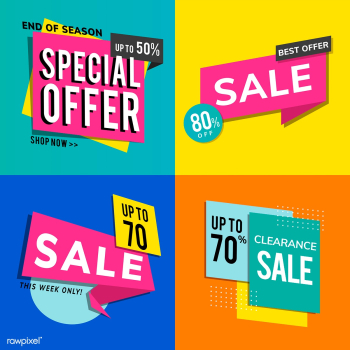 Shop sale promotion advertisements vector set | Free stock vector - 538287 Shop sale promotion advertisements vector set | Free stock vector - 538287