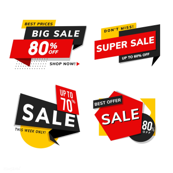 Shop sale promotion advertisements vector set | Free stock vector - 538303 Shop sale promotion advertisements vector set | Free stock vector - 538303