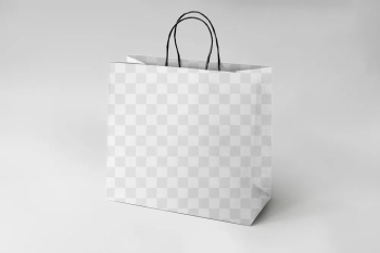 Shopping bag png mockup, paper | Free PNG Mockup - rawpixel