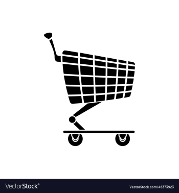 shopping cart black silhouette icon shopping cart black silhouette icon