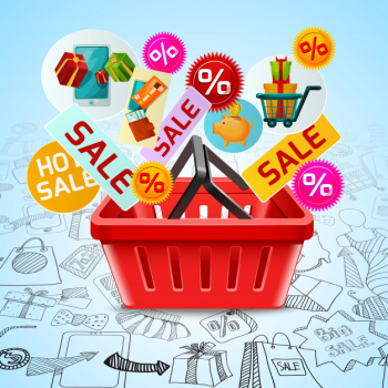 Shopping sale concept Shopping sale concept