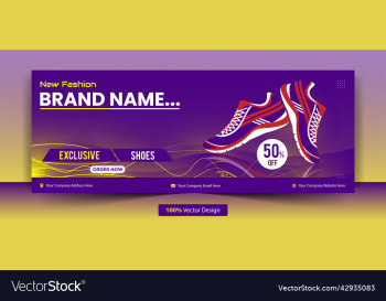 shopping shoes facebook cover web banner design shopping shoes facebook cover web banner design