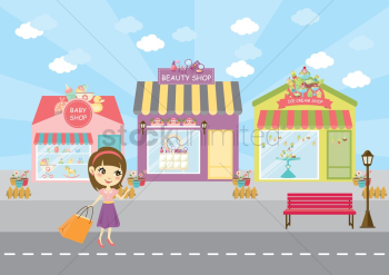 Shopping woman Shopping woman