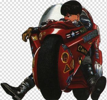 Shotaro Kaneda Motorcycle Anime Film Akira, motorcycle transparent background PNG clipart