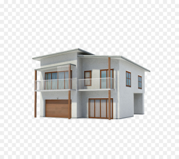 Show house 3D modeling Modern architecture 3D computer graphics - Sunshine Villa 