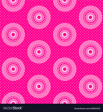 shweshwe pink white circle shweshwe pink white circle