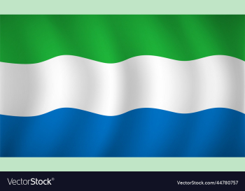 sierra leone flag background