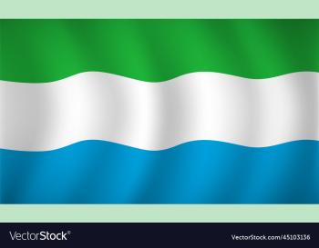 sierra leone flag background