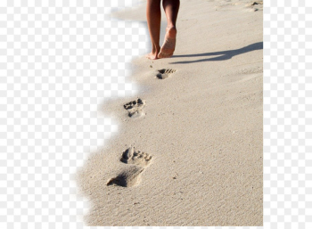 Siesta Key Beach Sand Footprints - Walking beach footprints Siesta Key Beach Sand Footprints - Walking beach footprints