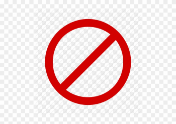 Sign Ban Icon - Crossed Out