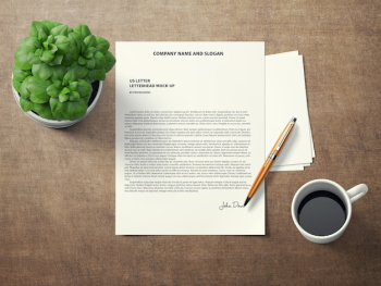 Signed document mock up