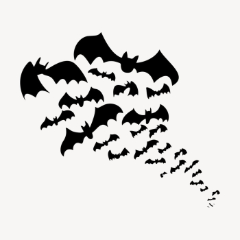 Silhouette bat colony clipart, animal | Free Photo - rawpixel Silhouette bat colony clipart, animal | Free Photo - rawpixel