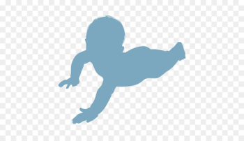 Silhouette Child - sleeping baby Silhouette Child - sleeping baby