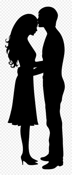 Silhouette couple - Couple silhouette figures Silhouette couple - Couple silhouette figures