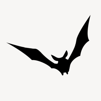 Silhouette flying bat clipart, animal | Free Vector - rawpixel Silhouette flying bat clipart, animal | Free Vector - rawpixel