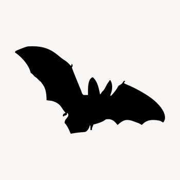 Silhouette flying bat clipart, animal | Free Vector - rawpixel Silhouette flying bat clipart, animal | Free Vector - rawpixel