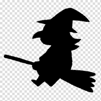Silhouette Halloween witch , Silhouette transparent background PNG clipart Silhouette Halloween witch , Silhouette transparent background PNG clipart