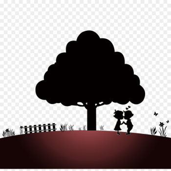 Silhouette Kiss Love - Silhouette of true love Silhouette Kiss Love - Silhouette of true love