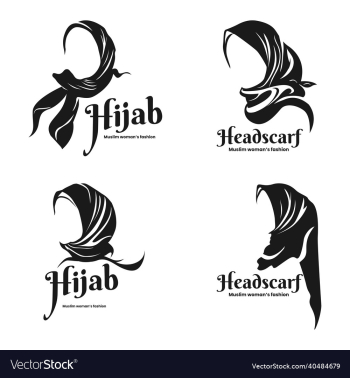 silhouette logo hijab style collection