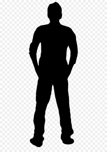 Silhouette Man Shadow Homo sapiens Clip art - Silhouette 