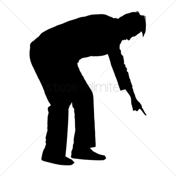 Silhouette of a man Silhouette of a man